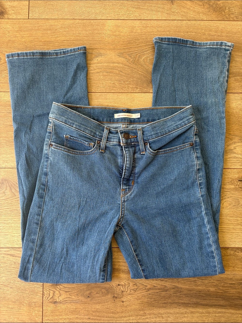 Levi’s 315 Shaping Bootcut Mid Rise Denim Jeans